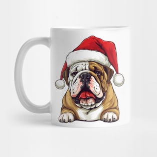 Bulldog Christmas Mug